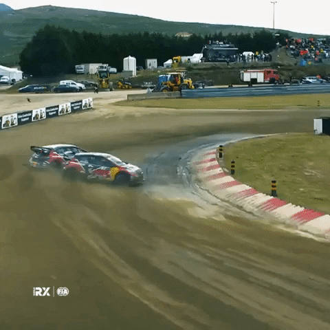 Racing Driving GIF by World RX - FIA World Rallycross Championship