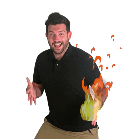antricanandco fuego on fire this girl is on fire antricanandco GIF