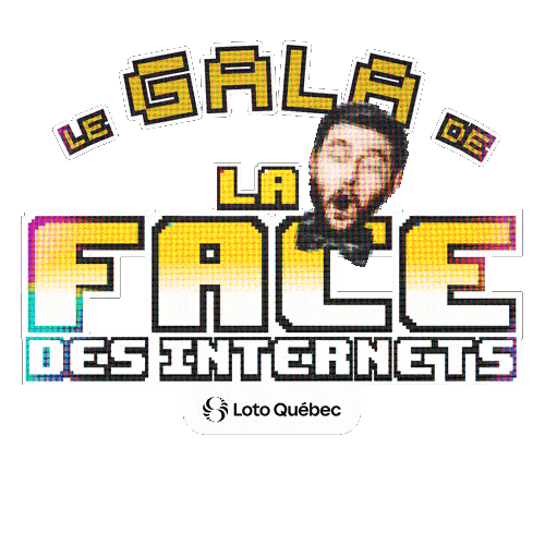 La Face Party Sticker by Loto-Québec
