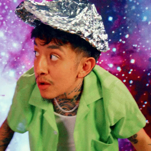 Shocked Outer Space GIF by Cuco