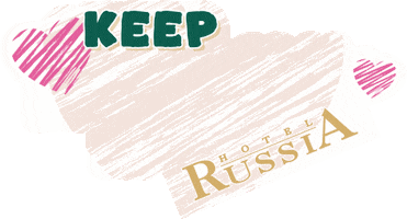 Heart Love Sticker by Hotel Russia