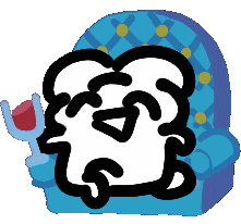 Happy High Class Sticker by Annafish