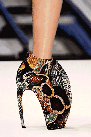 alexander mcqueen shoes GIF by fashgif