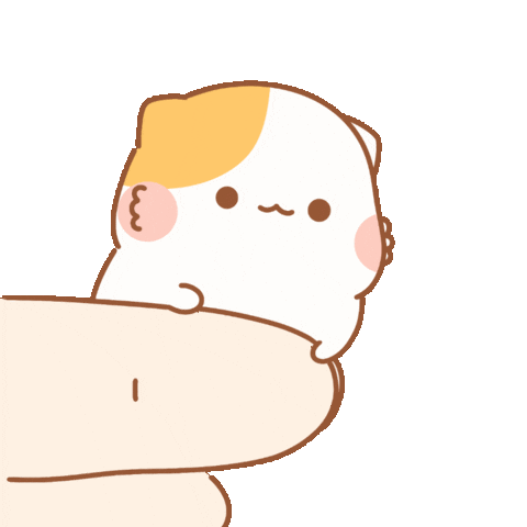 Muffincat Hello Sticker