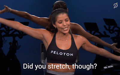 Stretching GIF by Peloton