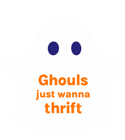 Thrift Shop Halloween Sticker by Savers/ValueVillage