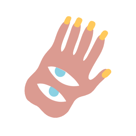 Eye Hand Sticker by Kate