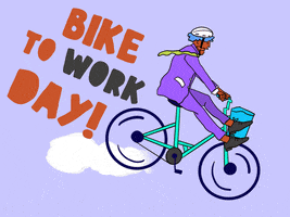 Illustration Bike GIF by GIPHY Studios 2021