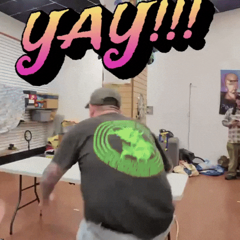 Excited Table Jump GIF