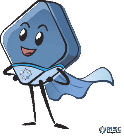 Cubee Sticker by RISC Software GmbH