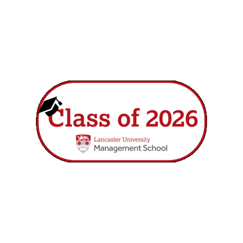 Graduation Lums Sticker by Lancaster University Management School