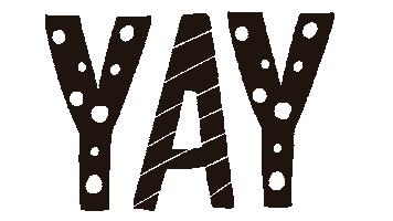 Happy Birthday Typography Sticker