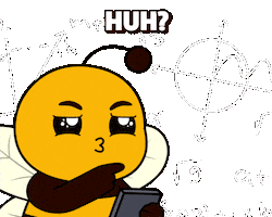 Question Mark What Sticker by Plan Bee Studios