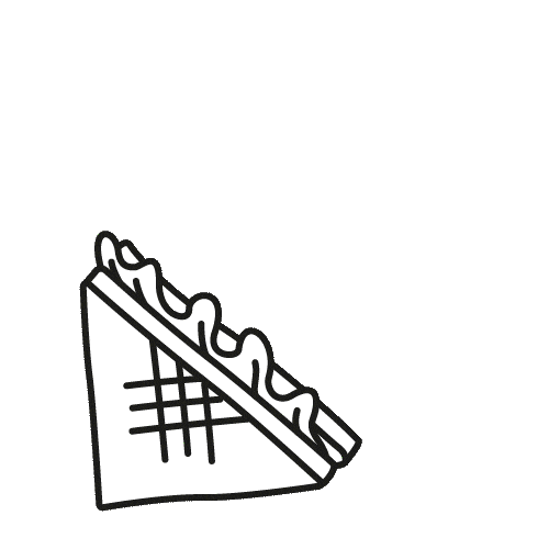 Breakfast Sandwich Sticker by CreativeMornings Turin