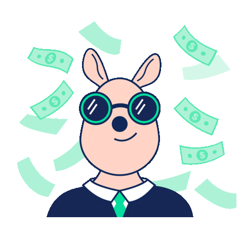 Money 袋鼠 Sticker by Rooteam