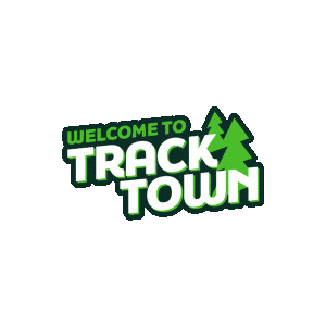 Track And Field Sticker by Eugene, Cascades & Coast