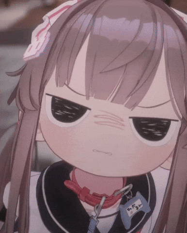 Angry Kawai Girl GIF