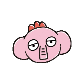 ピンク Sticker by PHADS