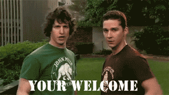 funny youre welcome gif