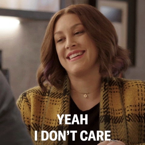 I Dont Care Lol GIF by ABC Network