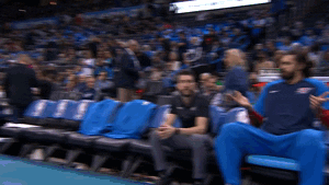stand up lol GIF by NBA