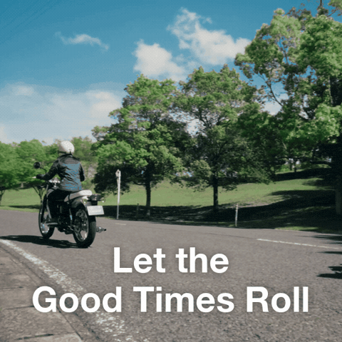 Motorcycle Letthegoodtimesroll GIF by Kawasaki Motors