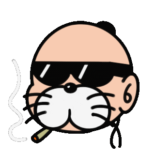 Sunglasses Hiphop Sticker