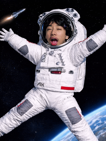 Rocket Astronaut GIF