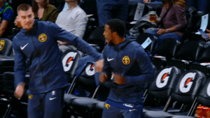 Swinging Denver Nuggets GIF by NBA