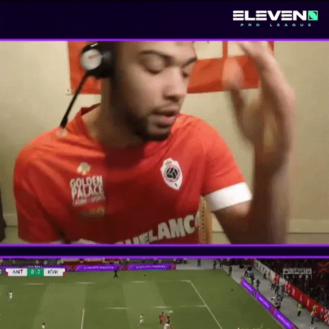 Fifa Frustration GIF by ElevenSportsBE