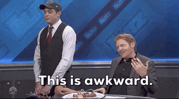Awkward Pete Davidson GIF by Saturday Night Live