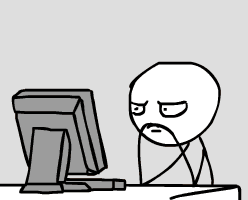 computer rage GIF