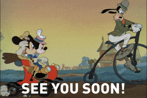 Miss You Goodbye GIF by Mickey Mouse