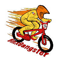 Race Bmx Sticker by Bmxgangster