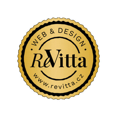 Logo Gold Sticker by ReVitta