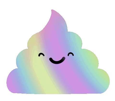 Rainbow Poop Sticker for iOS & Android | GIPHY