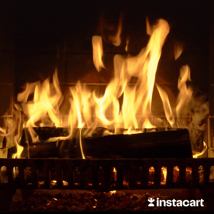 Stay Warm On Fire GIF by Instacart