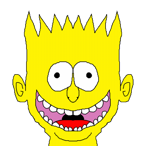 Simpsons Bite Sticker by TRIPLEBUMMER