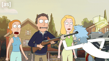 Rick And Morty Fighting GIF by Adult Swim