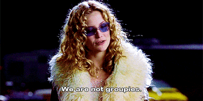 kate hudson we are not groupies GIF