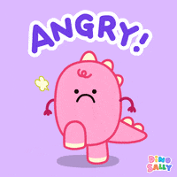 Happy Anger GIF by DINOSALLY