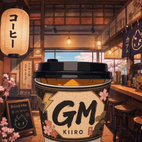 Happy Gm GIF by KIIRO
