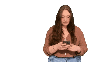 Pink Text Me Sticker