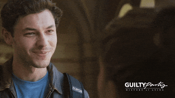 just friends flirt GIF by GuiltyParty