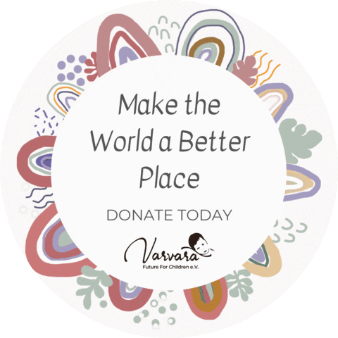 Donate Now Better World Sticker by Varvara - future for children eV