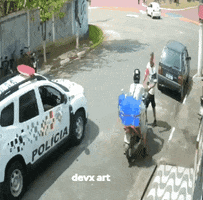 Police Ran GIF by DevX Art