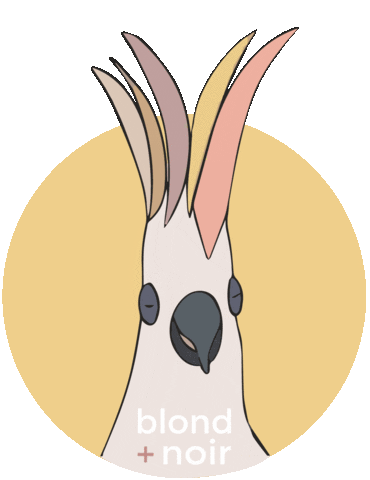 Blond + Noir Sticker