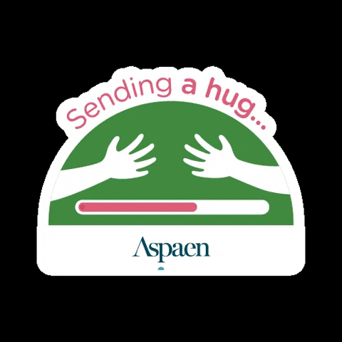 aspaencolombia sending a hug aspaen your family first te envio un abrazo GIF