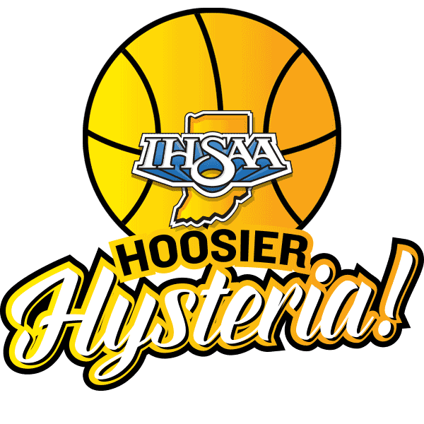 High School Basketball Hoosier Hysteria Sticker by IHSAA (Indiana High School Athletic Association)