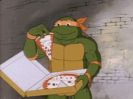 teenage mutant ninja turtles pizza GIF